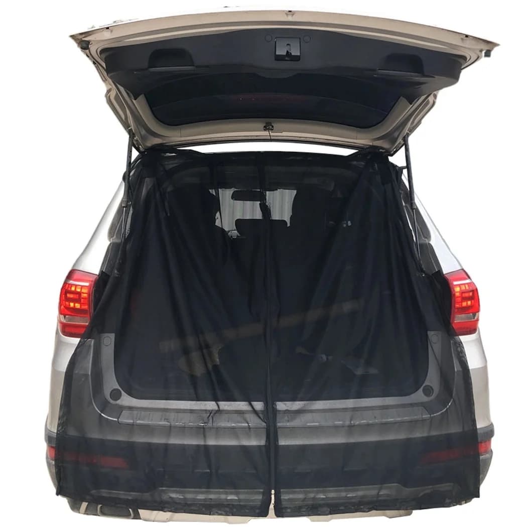 Zanzariera per auto, rete da campeggio per auto, rete parasole per parabrezza auto, tenda per auto per SUV MPV, rete in nylon per campeggio 70.9 x 59.0"