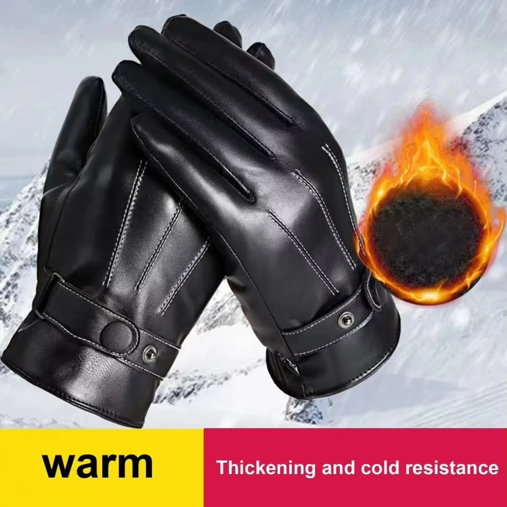 Guanti da ciclismo invernali moto inverno Outdoor Touch Screen impermeabile protezione dal freddo Pile guanti elettrici caldi da equitazione spessi