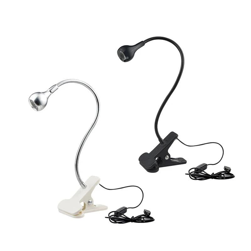 Workbench Machine 3W Spotlight USB Clipreading Small Book Light 5V LED Eye Protection Desk Lamp Bedroom Bedside Night Lighting