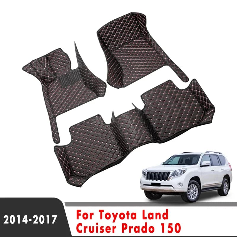 Car mats Tronco Tappeti For Toyota Land Cruiser Prado 150 2017 2016 2015 2014 2013 2012 2011 Accessories Carpets Covers