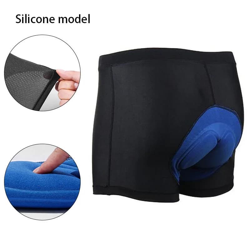 Cycling Shorts Breathable Mesh Cycling Underwear Sponge pad or silicone pad Shockproof Bike MTB Road Bike Underwear Man Shorts