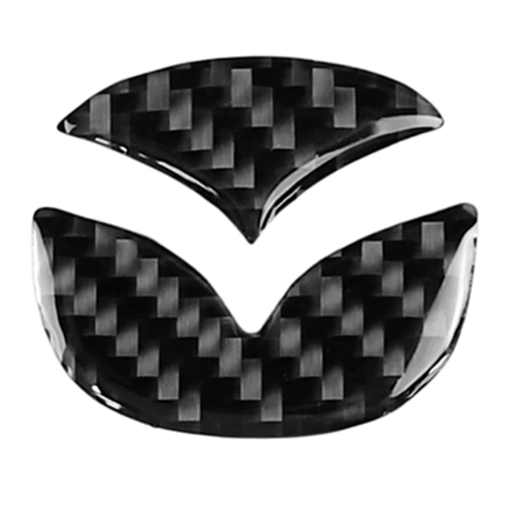 Decalcomanie per lo styling decorativo in fibra di carbonio Parti di ricambio Adesivo per copertura decorativa Nero universale per Axela ATENZA CX-5 CX-4