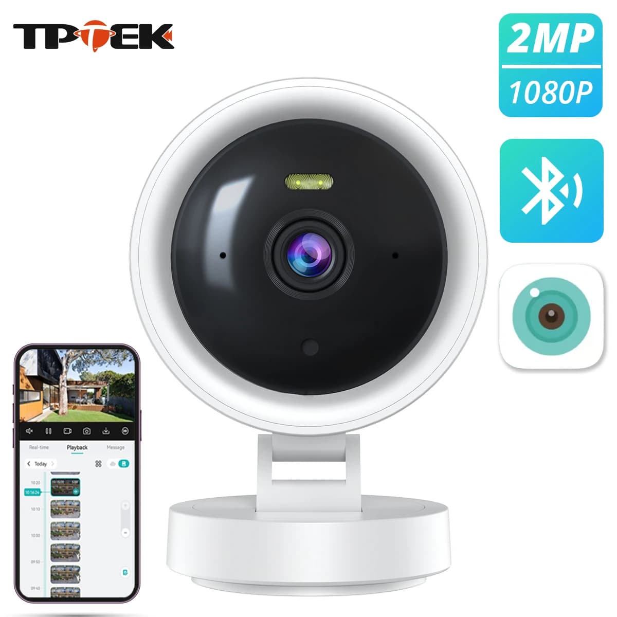 1080P WiFi Camera IP Security Camera Baby Monitor 2MP CCTV Audio Video Night Vision Color ICSee Mini Cam Detection