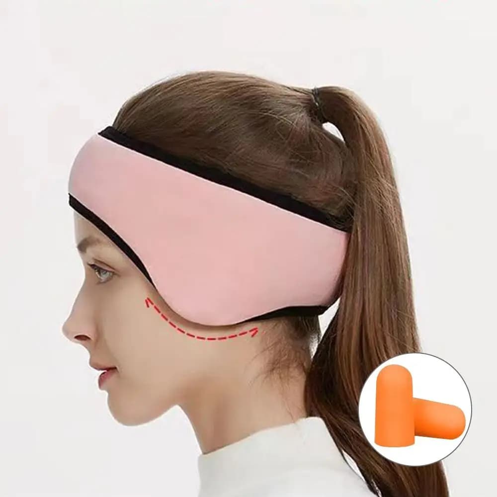 Adjustable Sleep Mask Darkening Headphones for Sleep Relaxing Noise Cancellation