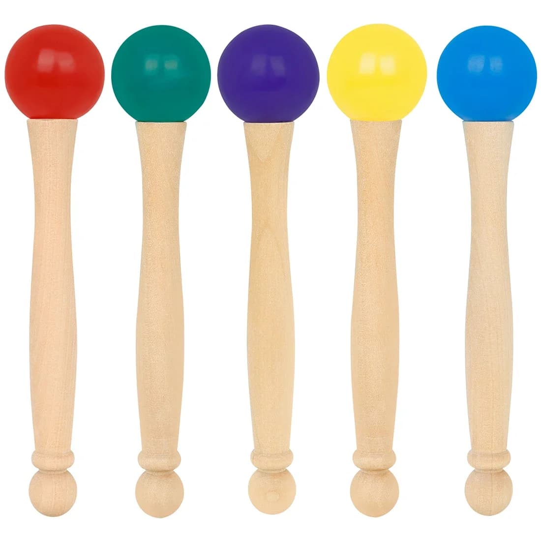 Rubber Crystal Bowl Knocking Stick Singing Bowl Solid Wood Percussion Instrument Accessories Music Singing Bowl Knocking Stick