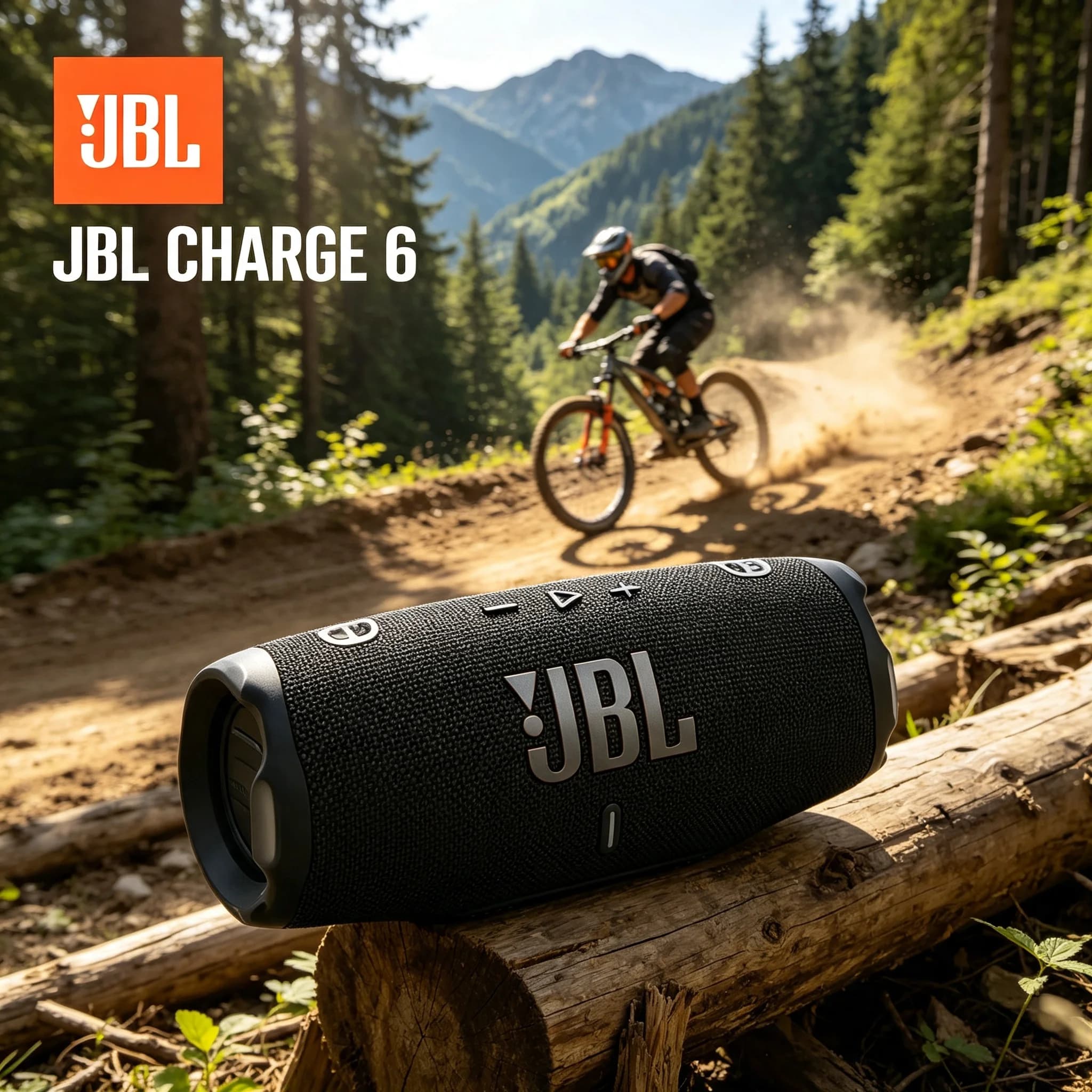 JBL CHARGE6 IP68 Waterproof Portable Wireless Bluetooth Speaker Outdoor Camping Loudspeaker With Power Bank Function