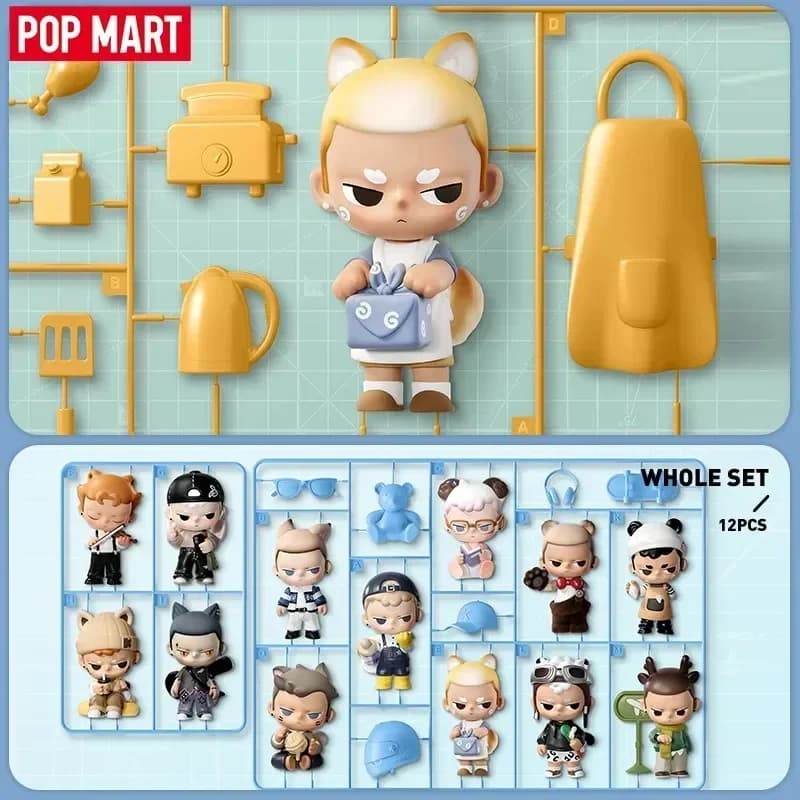 POP MART KUBO 24/7 YOU Series Blind Box Cute Anime Figure Mystery Desktop Ornament Bambola da collezione per i fan