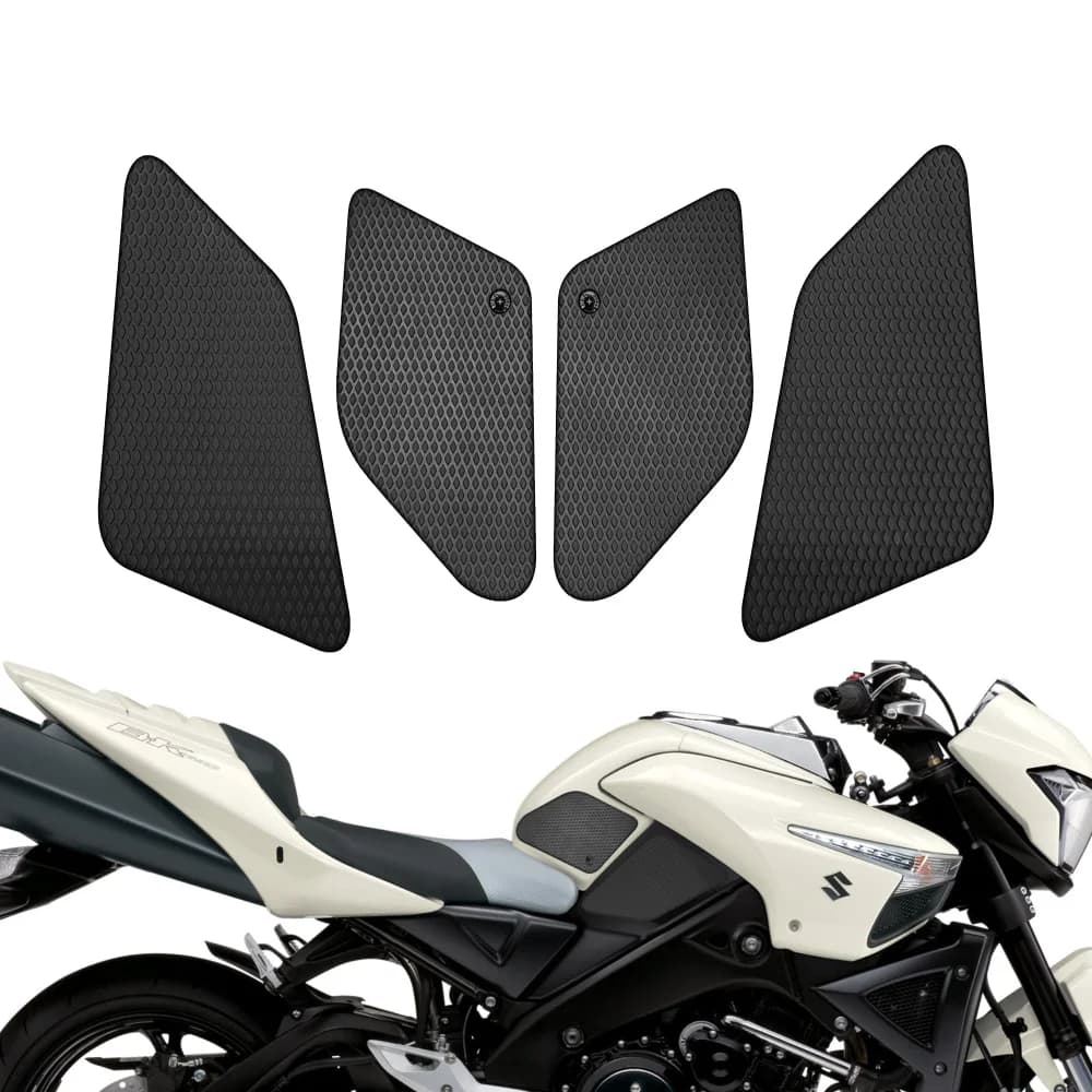 Cuscinetto di trazione per serbatoio moto adesivo antiscivolo protezione per ginocchio a Gas per Suzuki GSX1300 B-King da 2007 a 2012