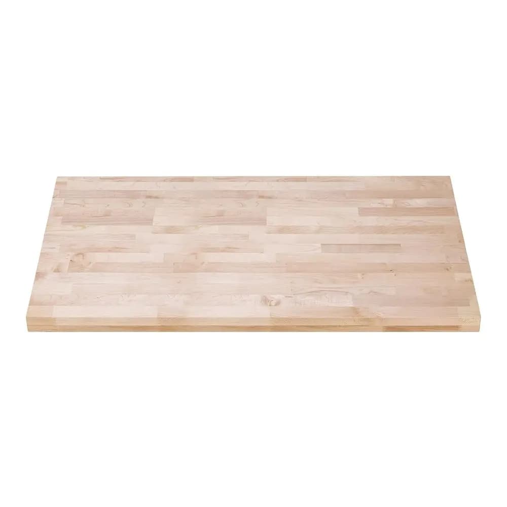 Piano di Lavoro in Legno di Acero - 24x36, Banco da Lavoro in Legno Massiccio per Cucina, Ristorante, Scrivania e Bar