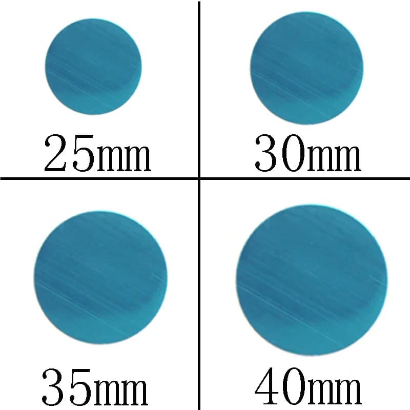 100-500 pezzi 25mm 30mm 35mm 40mm piastra metallica disco lamiera di ferro per supporto magnetico per telefono cellulare