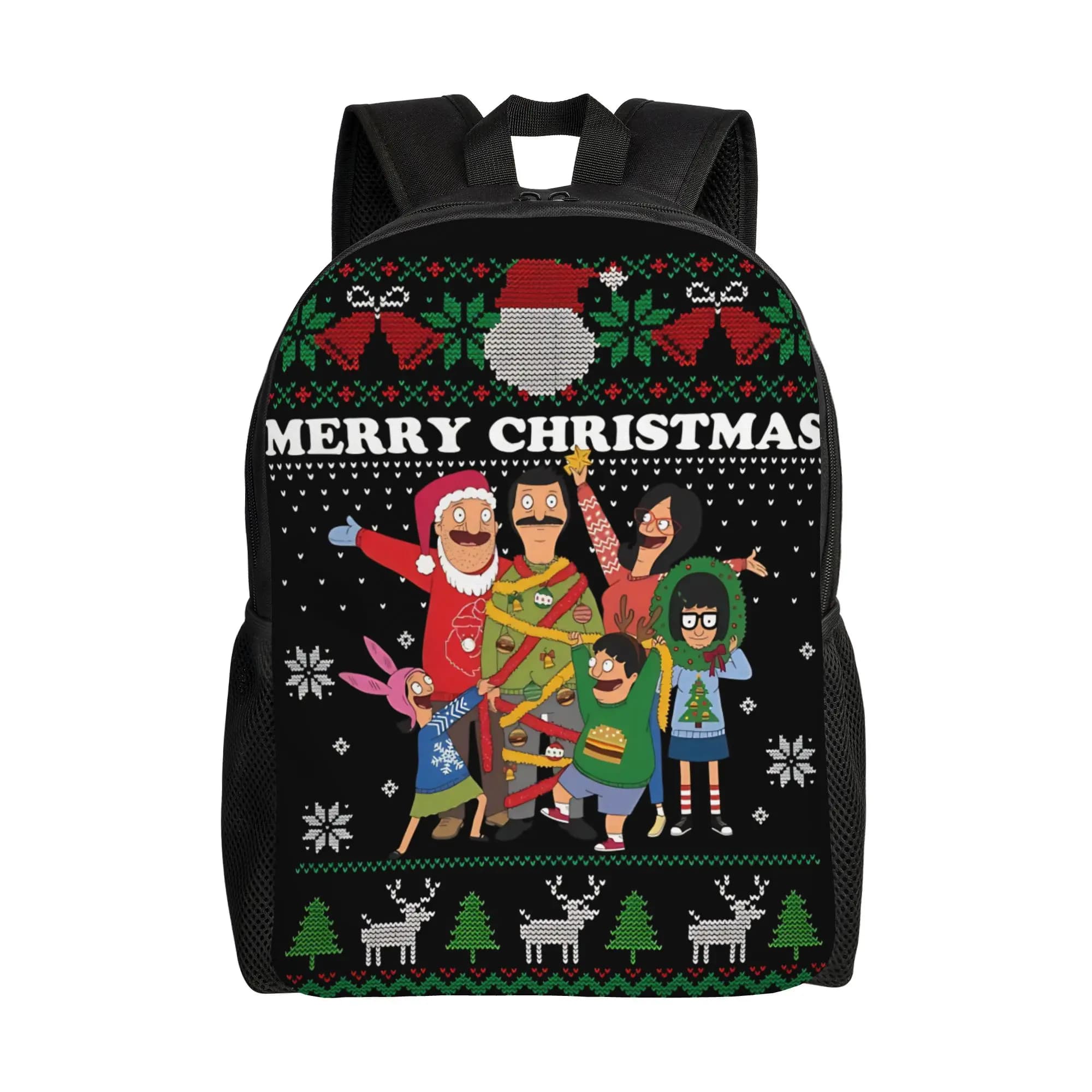Zaino Cool di Louise, Tina, Gene, Bob e Linda, Borsa Sportiva per Scuola Superiore e Lavoro, Zaino Anime Bob's Burgers per Uomini e Donne, Borse in Tela per College