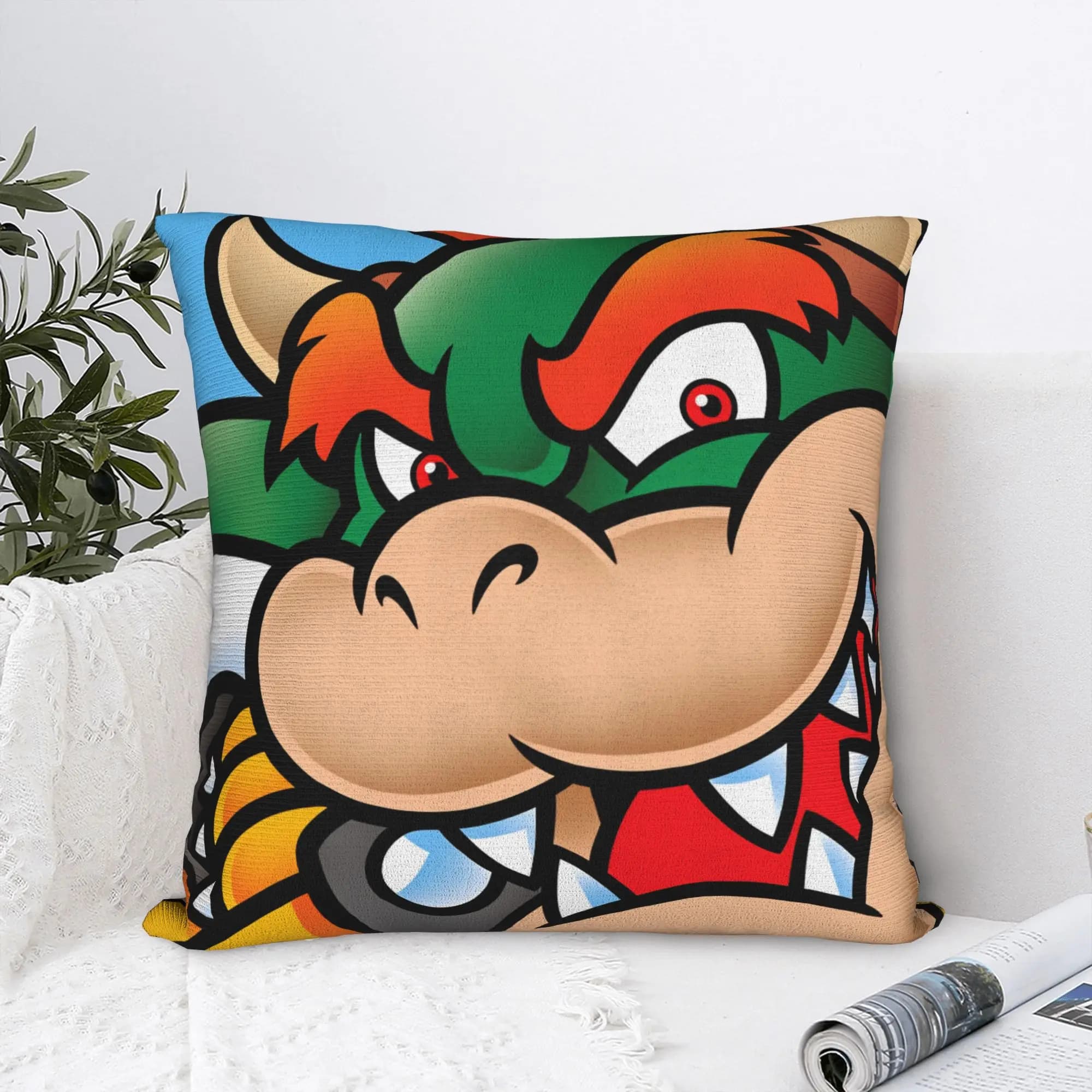 Super Plumber Pillowcases Fashion Pillow Case For Couch Sofa Bedroom Soft Pillow Cover
