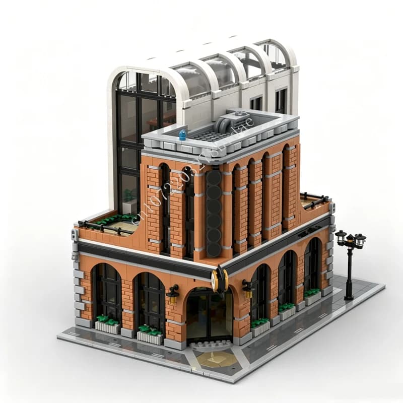 3460PCS Brick Market MOC Creative street view Model Building Blocks Architecture DIY Education Assembly Brick Model Toys Gifts