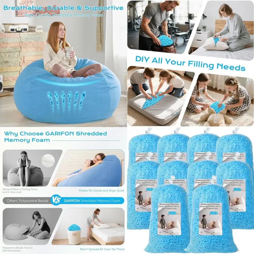 50 pounds of padding for ottomans, pillow padding, boxing bags padding, memory foam padding, foam padding or ottoman ottoman padding