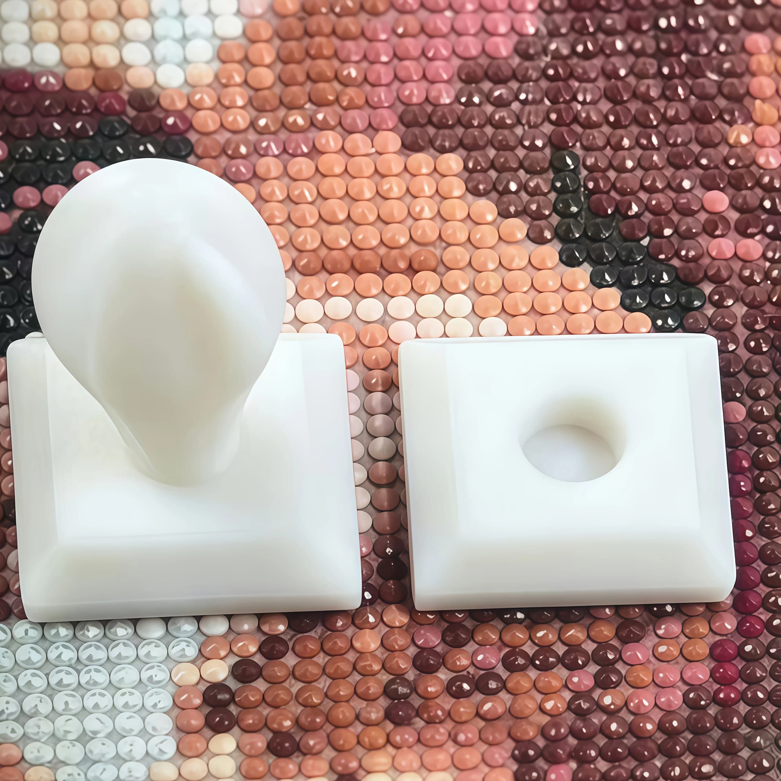 Rullo per Pittura Diamantata Stampata in 3D, Strumento di Pressione per Diamanti, Penna Diamantata Staccabile Salva-lavoro, Accessori Fai-da-te per Artigianato