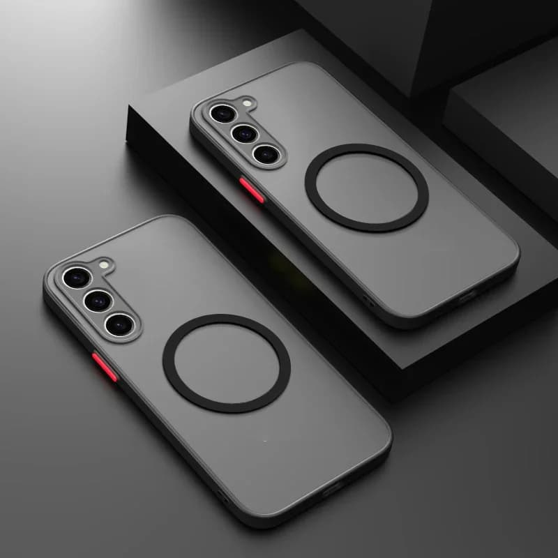 Matte Magnetic For Samsung Galaxy S26 Ultra S25 FE S24 S23 S22 S21 Plus FE A56 A36 A54 A13 A34 Case Wireless Charge Cover