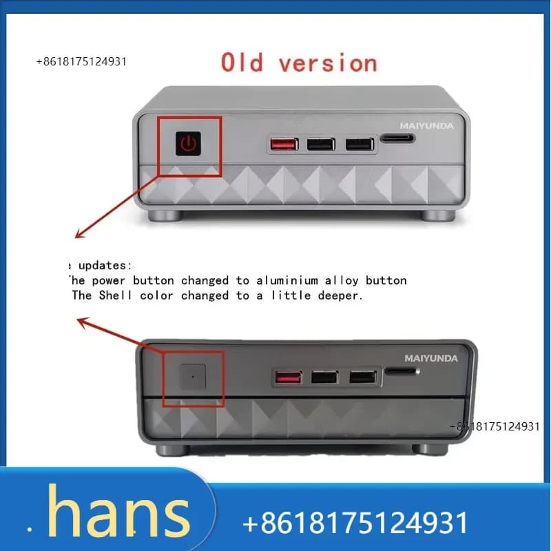 2026 Factory Direct Sales Maiyunda M1 Mini 4 Bay Mini Nas Storage Server M.2 Nvme Pcie 3.0x1 Pc Box Host Soft Router N100