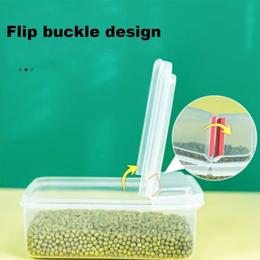 Dimensioni Design con coperchio ribaltabile Stoviglie da campeggio Stoviglie scolastiche Picnic Snack Contenitore per pasti Contenitore Bento Box Prep Lunch Box