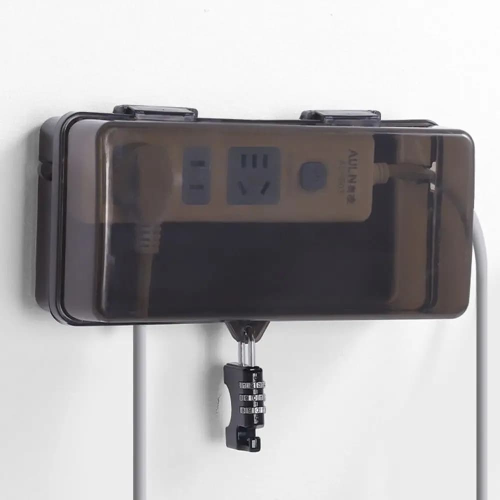 Scatole elettriche da esterno Scatola di gestione dei cavi impermeabile Scatola di presa resistente alla pioggia e agli agenti atmosferici Copertura per cavo di prolunga esterno