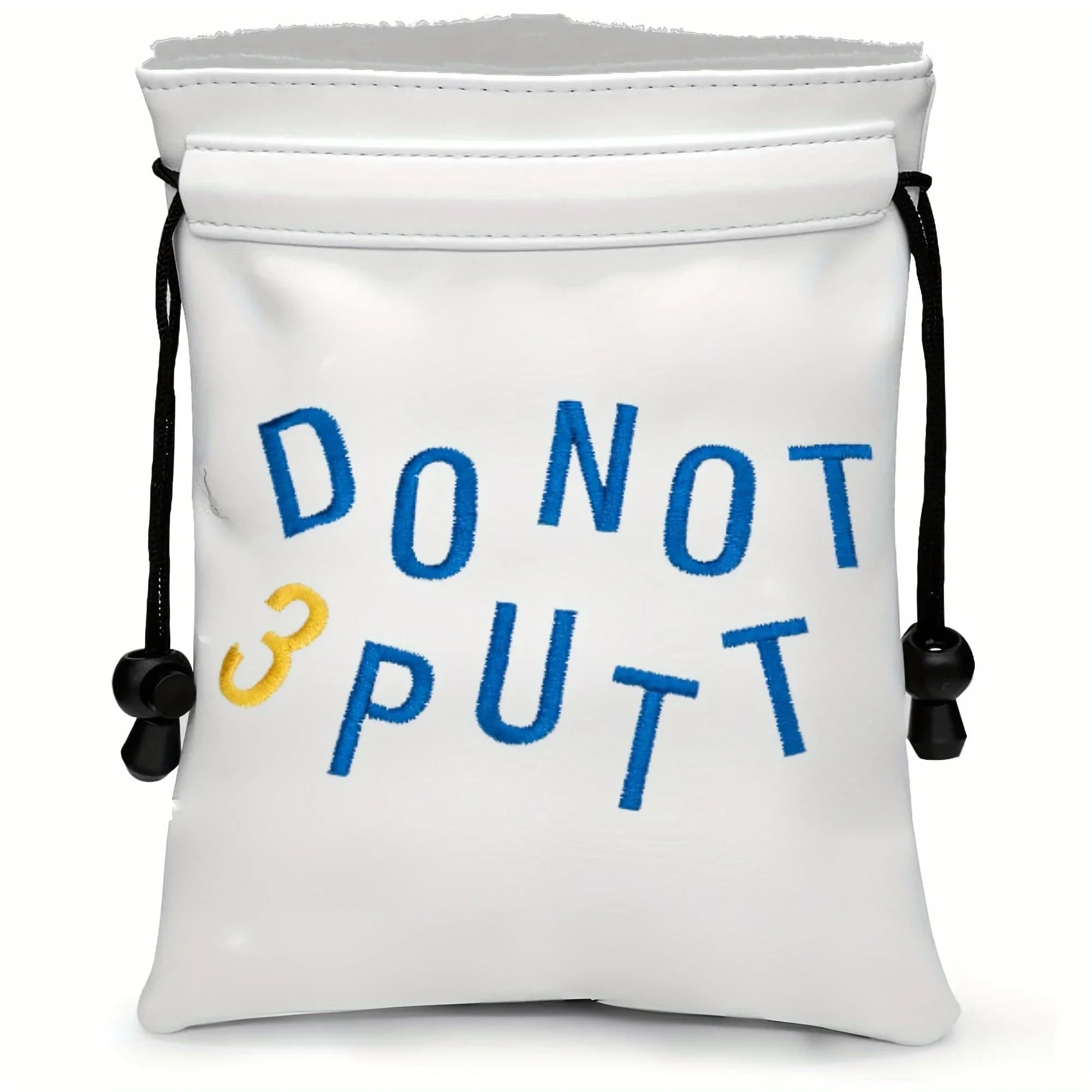 Borsa per Oggetti di Valore da Golf Realizzata in [Materiale], con Chiusura a Coulisse. Questa custodia portatile è perfetta per palline da golf. Ideale per i golfisti, è