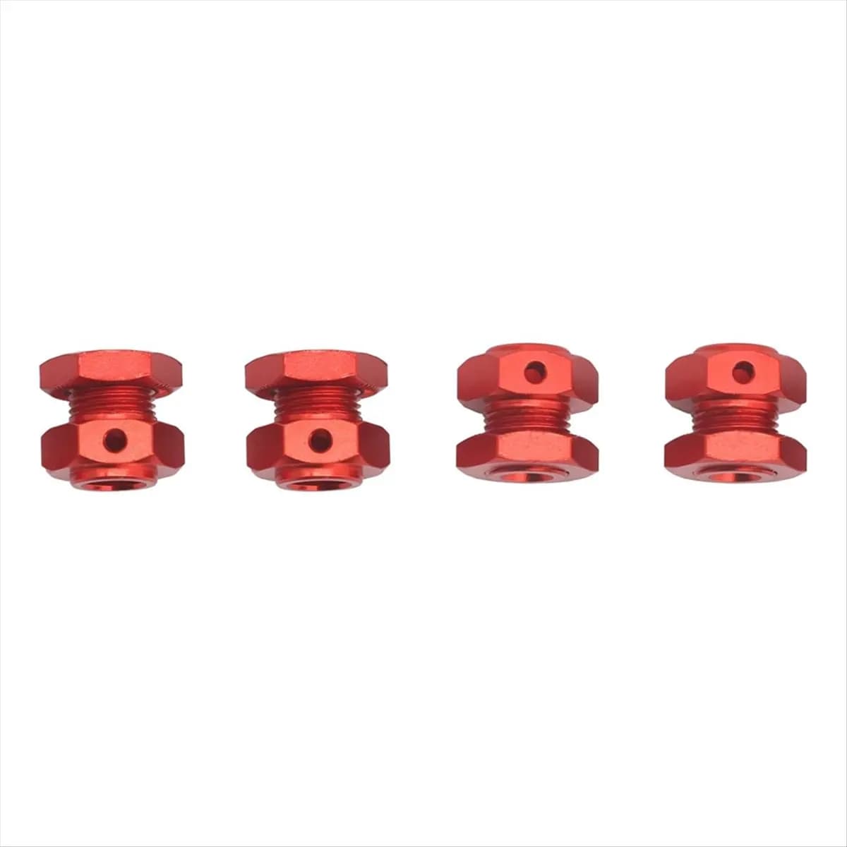 ABYA 17mm Aluminum Alloy 6mm Extended Hub Hex Nut Set for Kraton 4s Outcast 4s Upgrade Parts