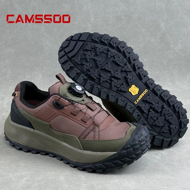 CAMSSOO HIKING Scarpe da uomo impermeabili Scarpe sportive da esterno Stivali da trekking leggeri da viaggio Scarpe fuoristrada Scarpe da ginnastica da corsa casual
