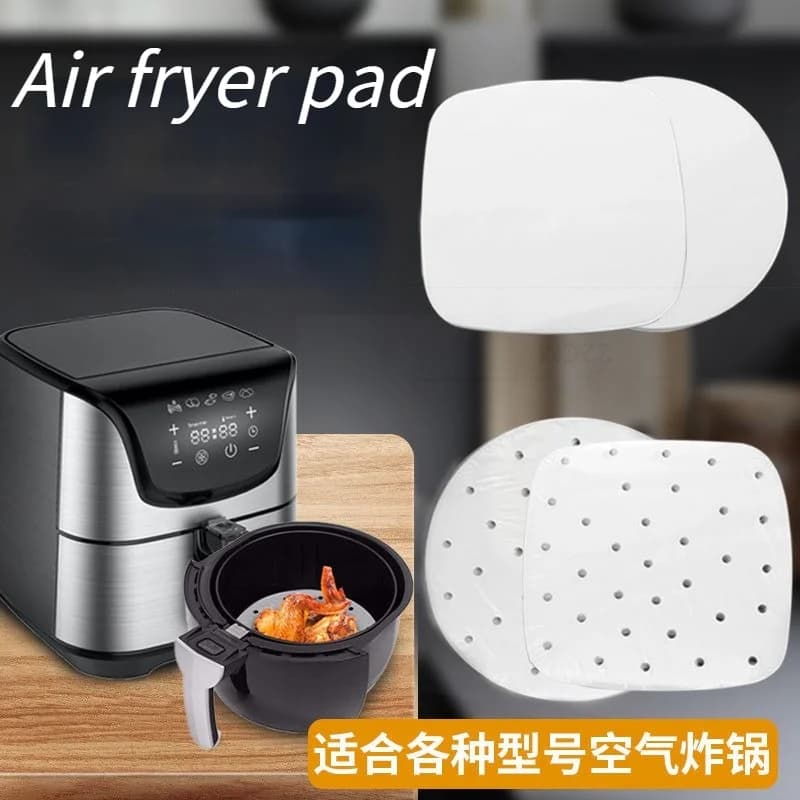 Air frying pad paper parchment oil paper square round baked paper oven oil absorbent air fryer kitchen accessories