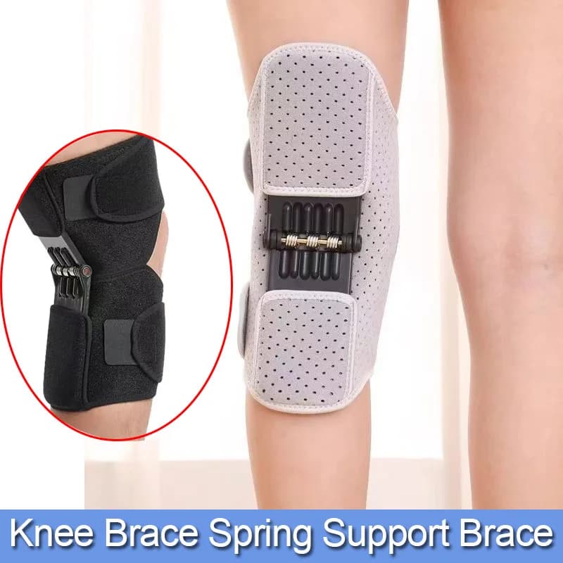 Ginocchiere Stabilizzanti Power Knees Regolabili Traspiranti con Molle - Supporto Ginocchio a Molla - Cuscinetto Stabilizzatore Ginocchio