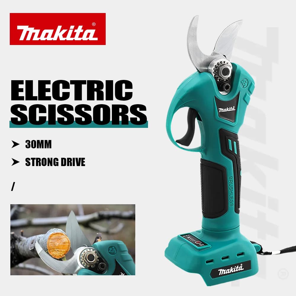 Makita 18V Professional Electric Scissors, Wireless Electrical Tools, Power Supplies, Wireless Trapani, Gardening Tools