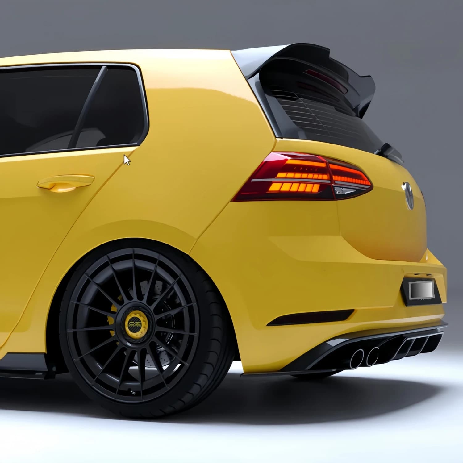 Gloss Black Oettinger Style Car Rear Roof Spoiler Wings For VW Golf 7 MK7 GTI GTD R TSI TDI R-Line GTE 2013-2020 Tuning Bodykits