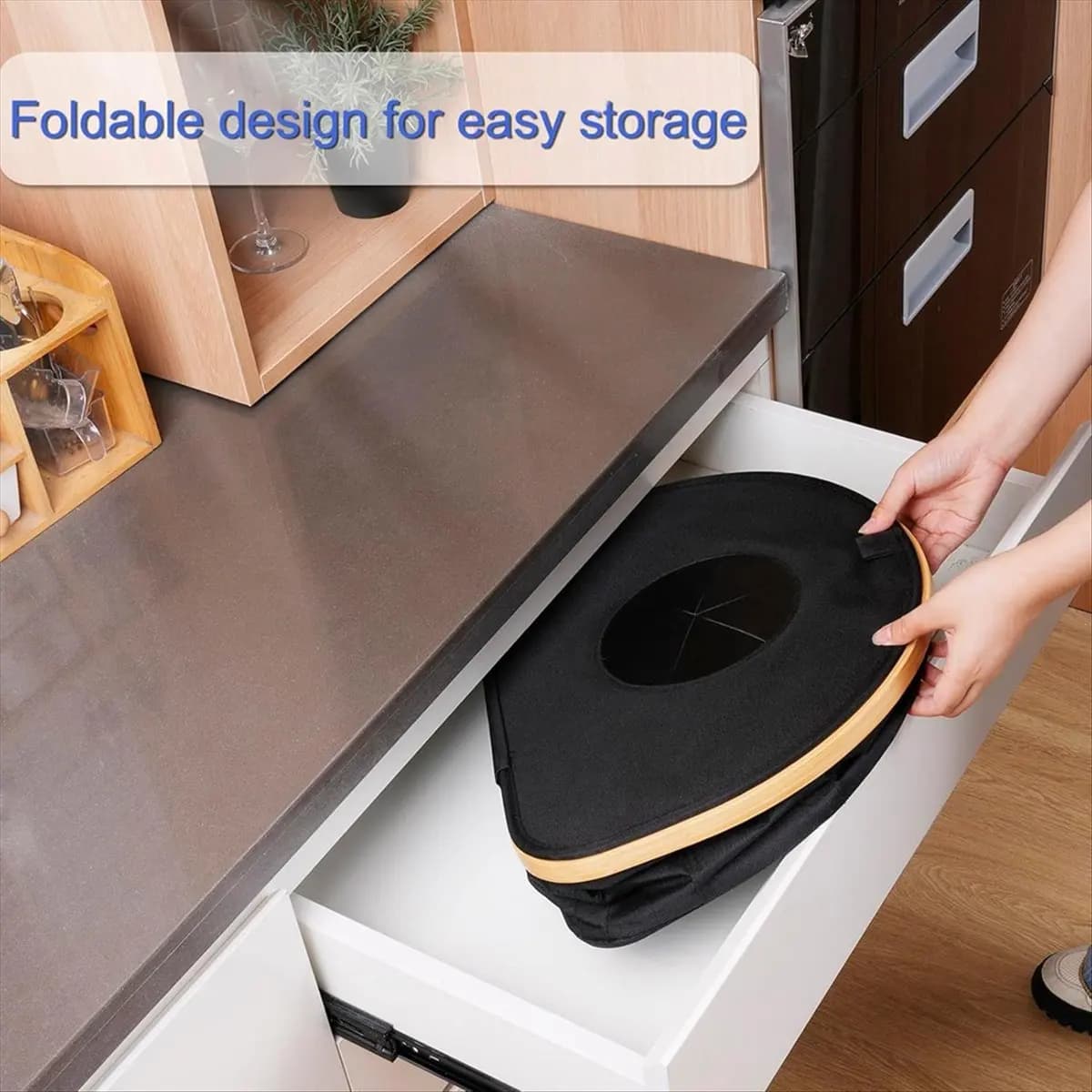 ABYA Recycling Bin for Kitchen ,Recycle Bin with 1 Removeable and Reusable Inner Bag, Large Recycling Bin with Lid for Bottle