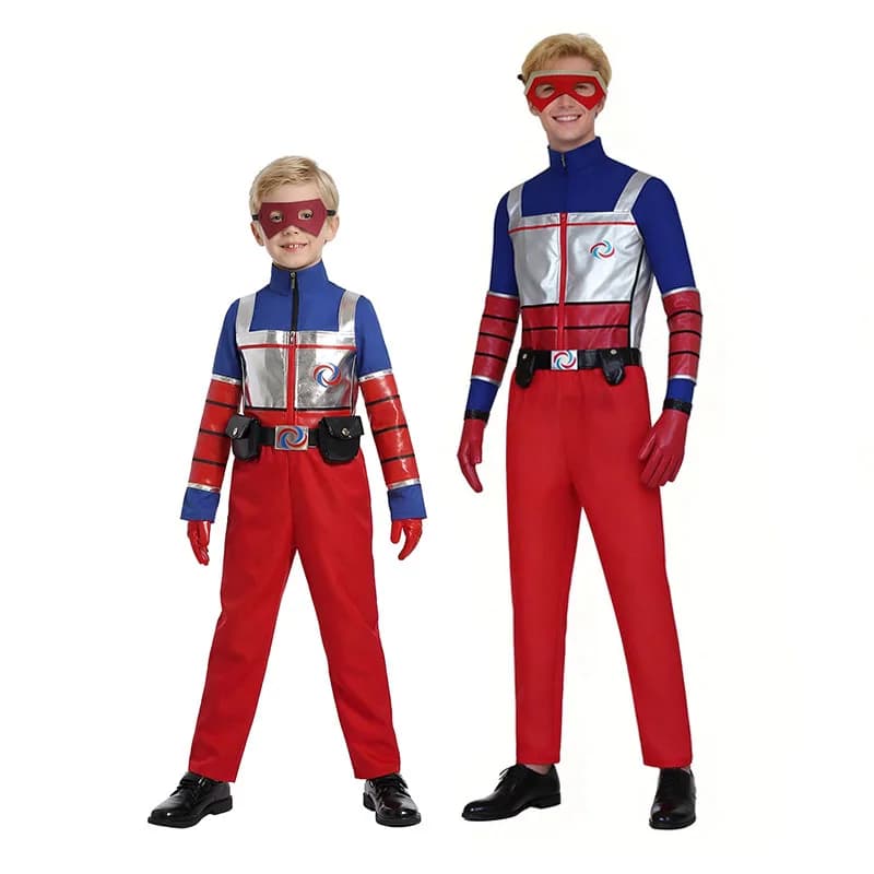 Bambini Bambini Henry Costume Cosplay Cartoon Henry Cosplay Danger Ragazzi Gilet Pantaloni Cintura Abiti Abito di Carnevale di Halloween