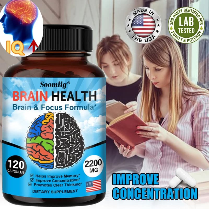 Nootropic Supplements for Best Mental Concentration, Memory Increase, Clear Thought Support and Immunite System Health