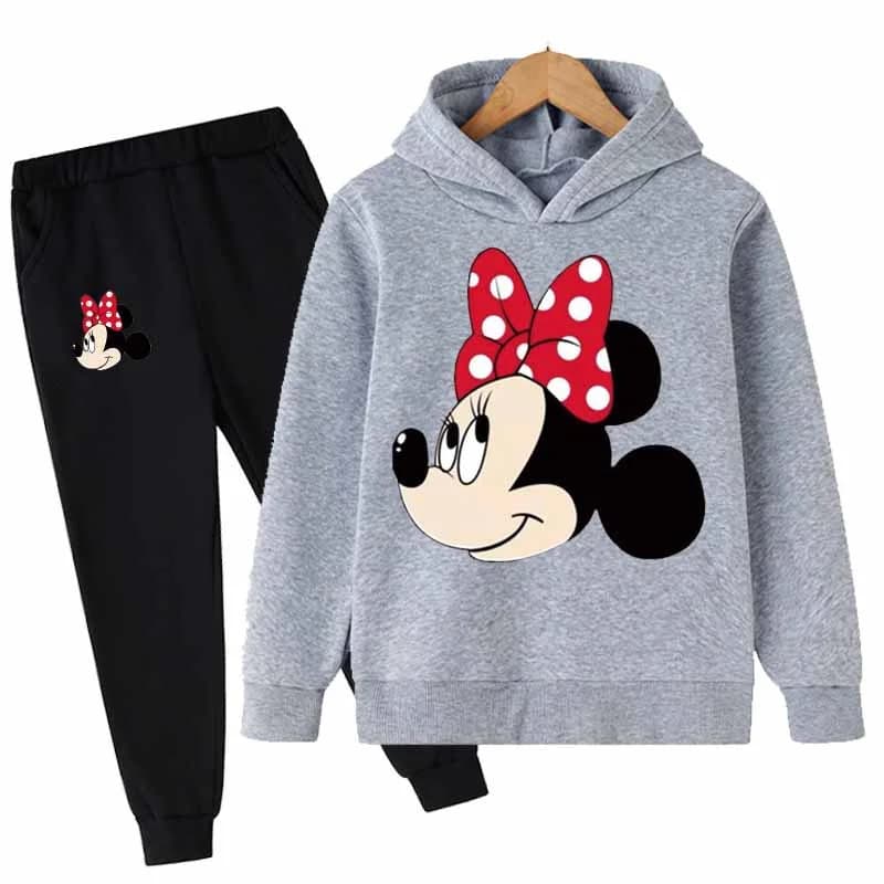 Set di Abbigliamento per Bambini Mickey Mouse, Completo Sportivo per Ragazzi 1-16 Anni, Tuta con Felpa e Pantaloni, Set 2 Pezzi