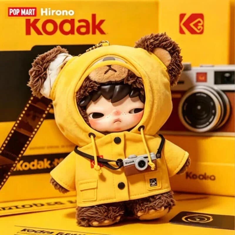 POP MART Hirono Kodak Series Plush Doll Pendant Blind Box Toys Kawaii Anime Action Figure Surprise Mystery Box