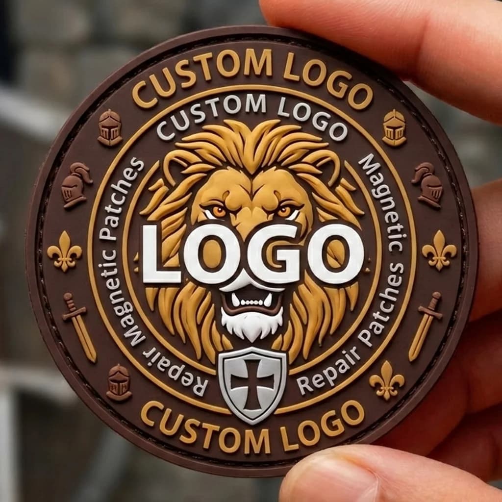 DIY Clothing Accessories 3D Silicone Heat Transfer Patch Custom Logo PVC Rubber Label for Bag Hat Garment Embroidery Tag