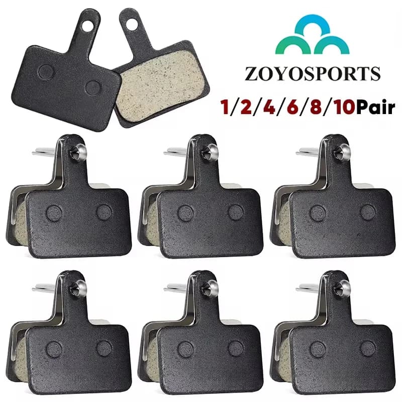 10 pares de pastillas de freno de disco de bicicleta de resina para Shimano B01S MT200 M400 MT500 M315 M525 M475 M495 M515 M975 M355 M375 pieza de bicicleta MTB