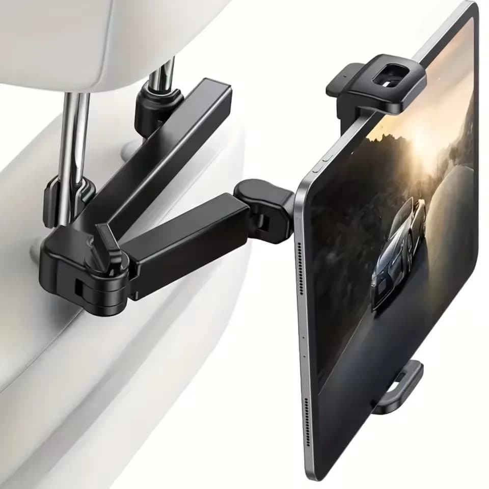 Supporto Telescopico Universale per Poggiatesta Auto, Porta Tablet e Telefono per iPad Air Mini Pro 4-13 Pollici, Staffa per Sedile Posteriore