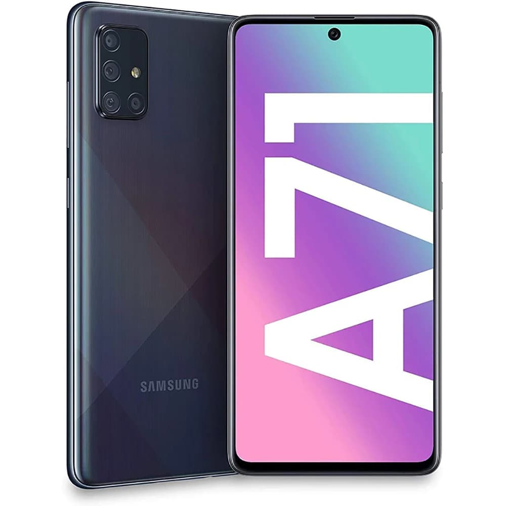 Samsung Galaxy A71 5G Ricondizionato, Smartphone Android con Schermo da 6,7 Pollici, Octa-Core, Impronta Digitale, NFC, Fotocamera da 64MP, Batteria da 4500mAh, Edizione USA