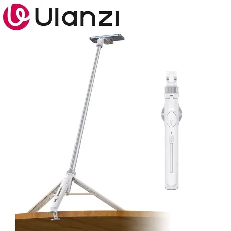 Ulanzi TT88 Asta Selfie Overhead con Supporto Telefono MagSafe 2-in-1, Telecomando Bluetooth 30M per Vlog da Scrivania, Riprese Cibo, Viaggi all'Aperto