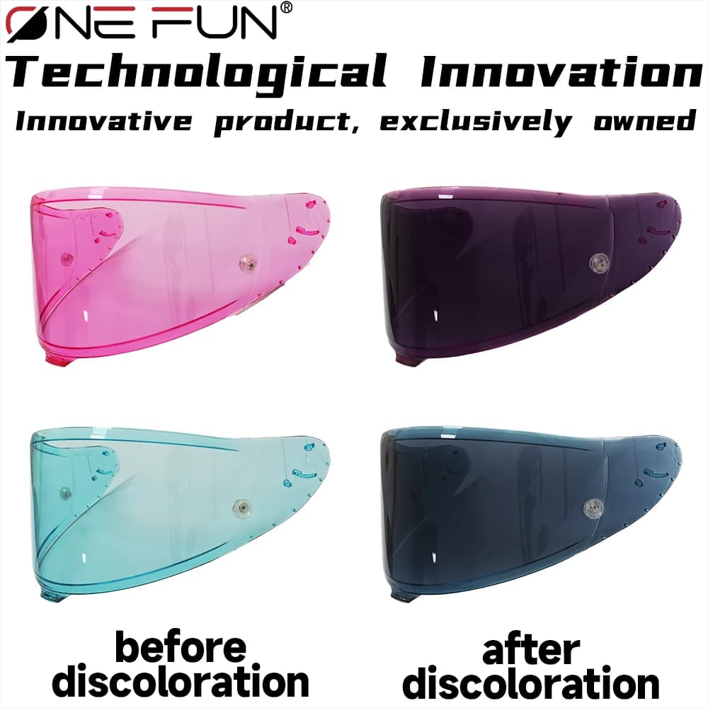 Photochromic Helmet Visor Lens for SHOEI X SPR RF1400/1200 GT J-CRUISE ADV CWR-F NEOTEC/NXR/CJ/CNS-1/2/3/C Glamster CPB-1V JO