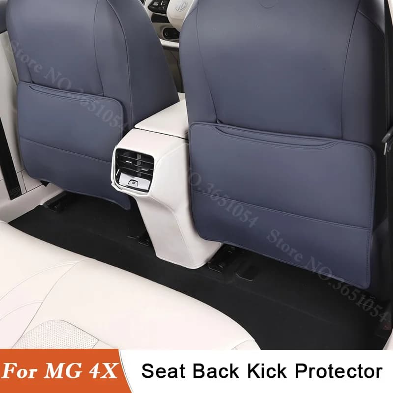 For MG 4X 2026 Car Seat Back Anti-Kick Pad Armrest Box Rear Anti-Dirty Mat Cushion Protector Cover Interior Accessories