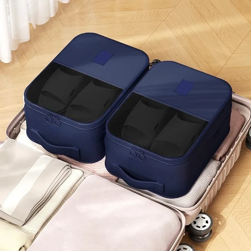 Borsa Porta Scarpe Portatile da Viaggio, Organizer per Vestiti, Ciabatte e Biancheria Intima, Borsa da Viaggio per Trolley, Accessori da Viaggio
