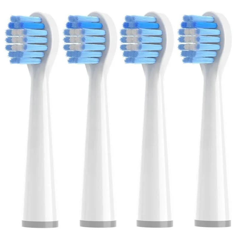 4 Pz/packing Spare heads for children's electric toothbrush Q3 Q3S Q1 Soft DuPont bristles with dust cover