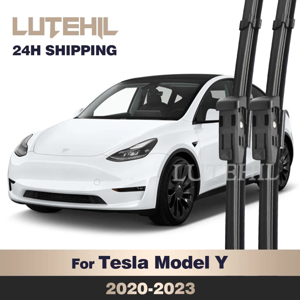 Per Tesla Model Y 2020-2023 2021 2022 Tergicristallo Spazzole Tergicristallo Anteriori Parabrezza Spazzola per Finestra 26 "+ 19"