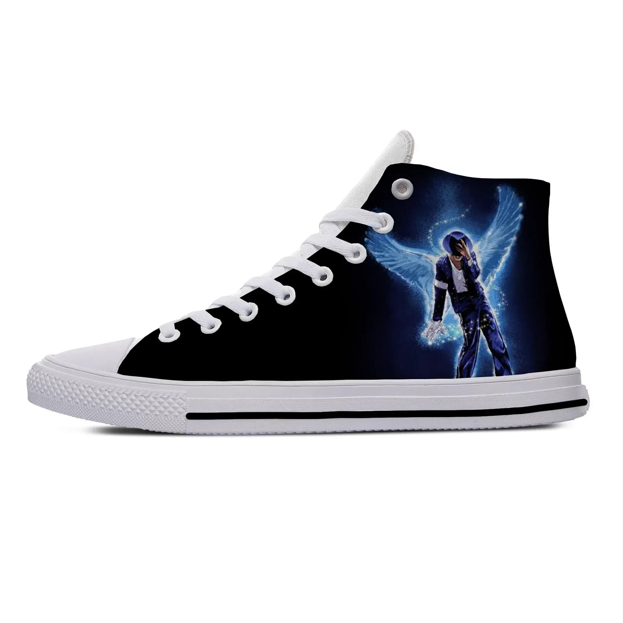 Scarpe Casual alla Moda del Re del Pop Michael Jackson, Sneakers Traspiranti Leggere Unisex