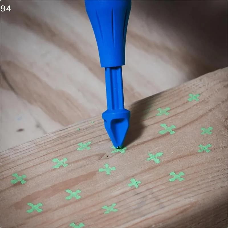 1 PCS Inkjet Water Color Positioning Pen Green Scribed Notebook New Woodworking Marker PenNF stationery