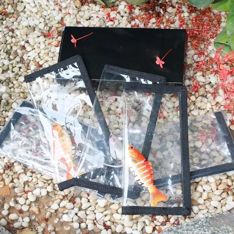 . [SH]1/2/3PCS Borse trasparenti per la conservazione di esche da pesca - Portaesche per esche dure/morbide per attrezzatura da pesca in acqua dolce e salata