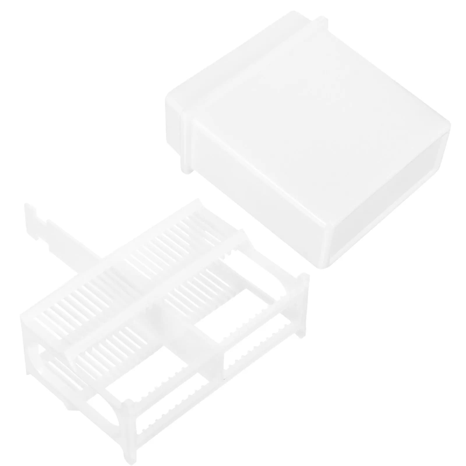 Set di 1 porta-vaschette per colorazione in plastica per microscopio, attrezzatura da laboratorio per didattica, ricerca e istologia