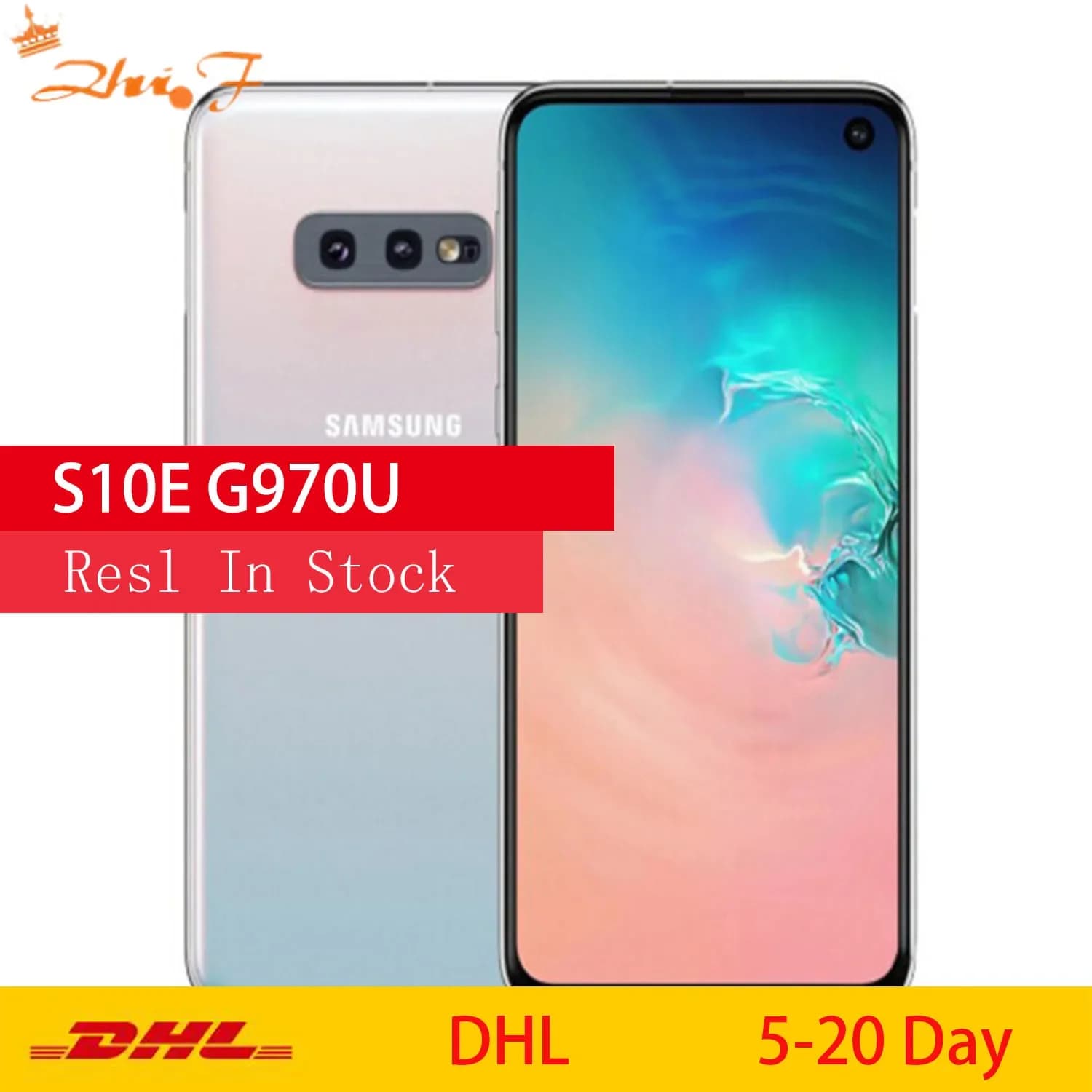 Samsung Galaxy S10e G970U1 G970U Octa Core Snapdragon 855 LTE Telefono Cellulare Android 5.8" 16MP&12MP 6GB RAM 128GB ROM NFC